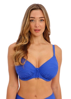 Beach Waves biustonosz bikini Gathered Full Cup - niebieski - Fantasie Swim